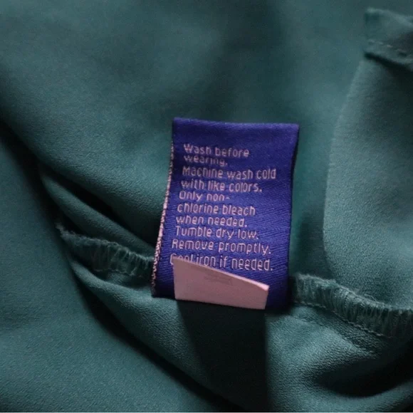 Apt. 9 Teal Sleeveless Blouse - Picture 6 of 7